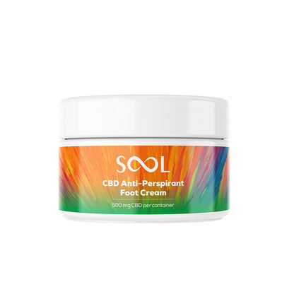SOOL Antiperspirant CBD Foot Cream 500mg 100ml