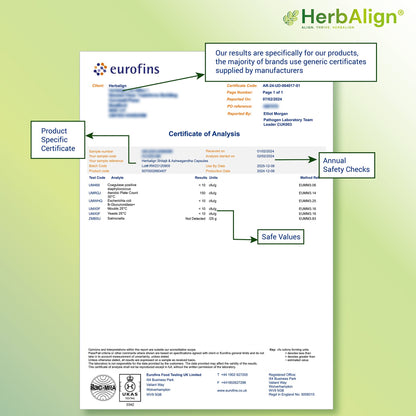 Herbalign Shilajit & Ashwagandha Capsules 1000mg