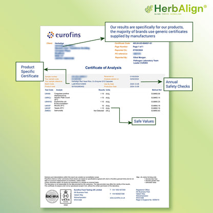 Herbalign Red Yeast Rice & CoQ10 Capsules