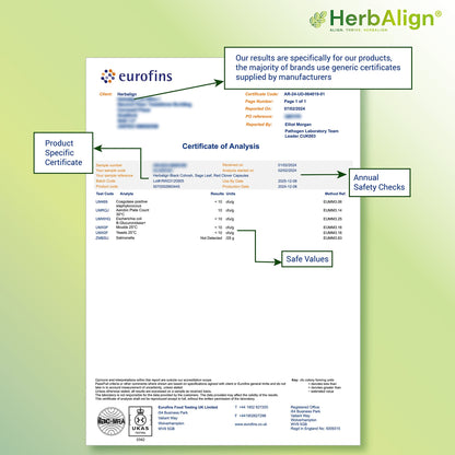 Herbalign Black Cohosh Menopause Support Capsules