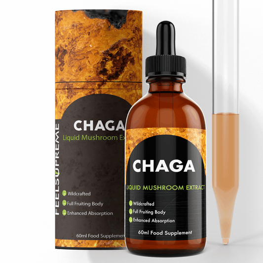 Feel Supreme Chaga Mushroom Extract 60ml bottle