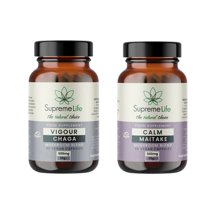 Supreme Life Chaga & Maitake Capsules Bundle
