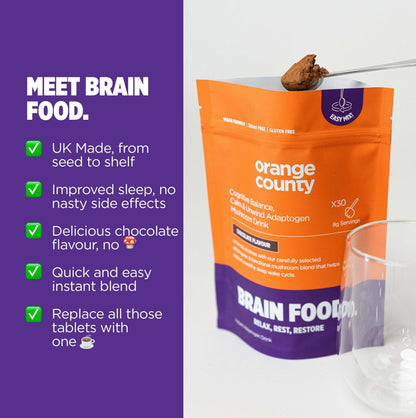 BRAIN FOOD Calm & Unwind Drink 240g