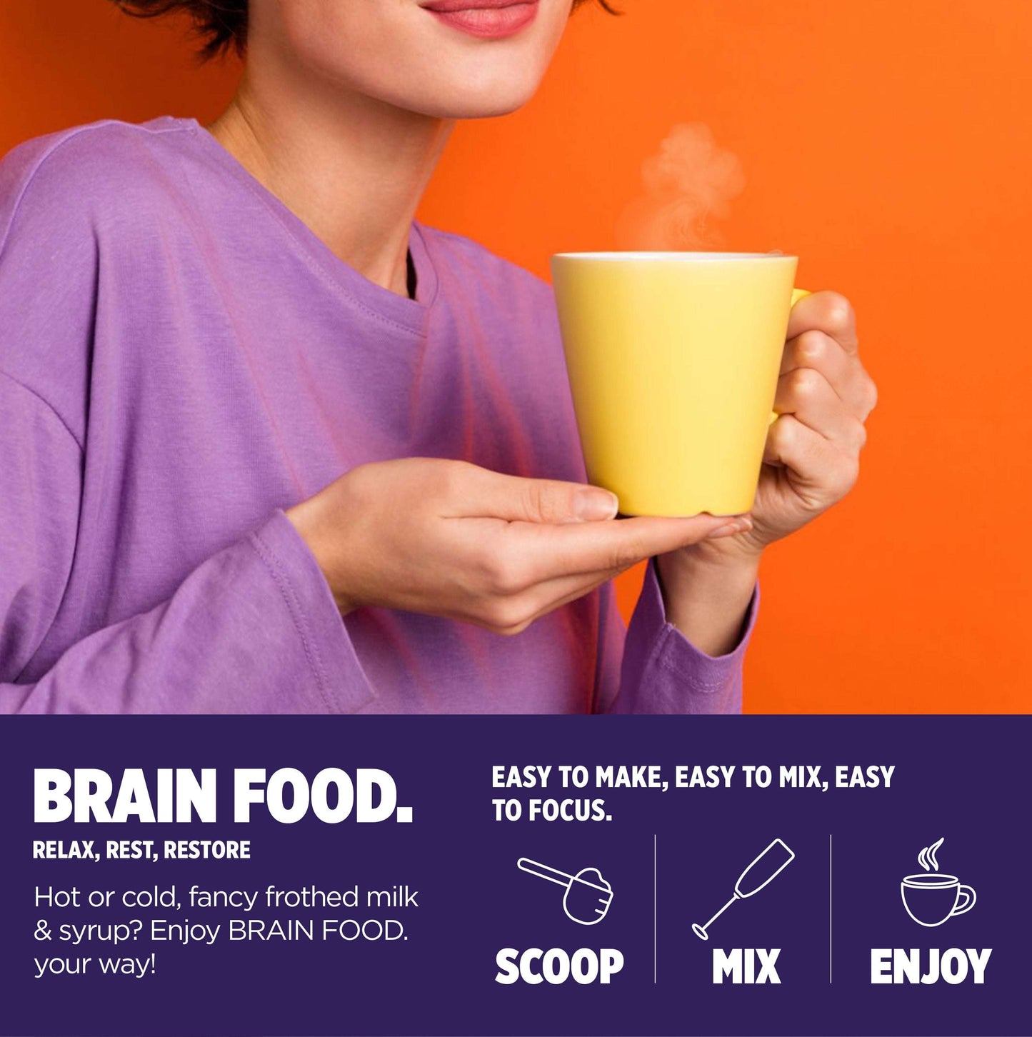 BRAIN FOOD Calm & Unwind Drink 240g