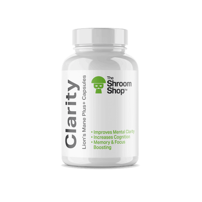 The Shroom Shop Clarity Lion's Mane+ Capsules 90 Capsules at The CBD Hut