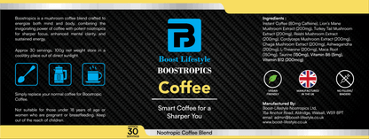 Boostropics Nootropic Coffee