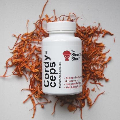 The Shroom Shop Cordyceps Mushroom Capsules 90 Capsules