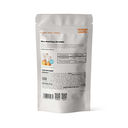 Orange County CBD Gummy Cubes Small Tub product image at The CBD Hut