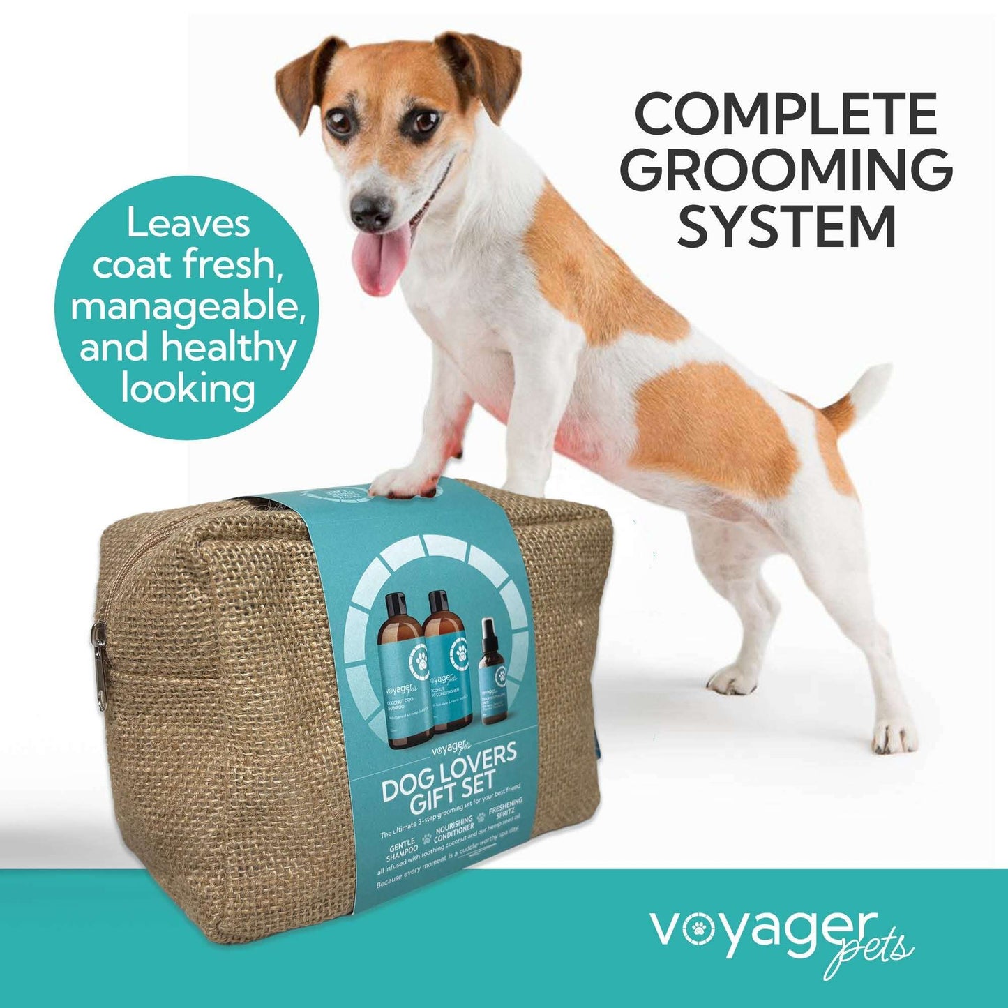 Voyager Dog Lovers Grooming Gift Set product image - The CBD Hut