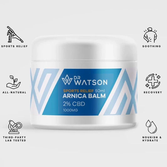 Dr Watson 2% CBD Arnica Balm | The CBD Hut