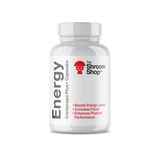The Shroom Shop Energy Cordyceps+ Capsules 90 Capsules at The CBD Hut