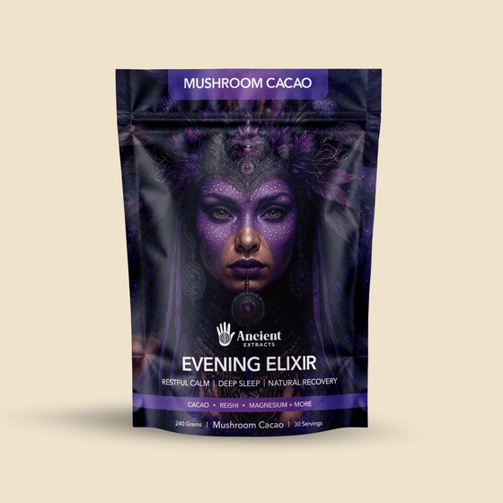 Ancient Extracts Evening Elixir Mushroom Cacao 180g pouch