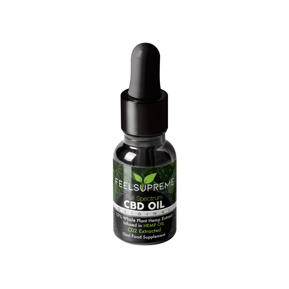 Feel Supreme CBD Oil 500mg Original Blend bottle