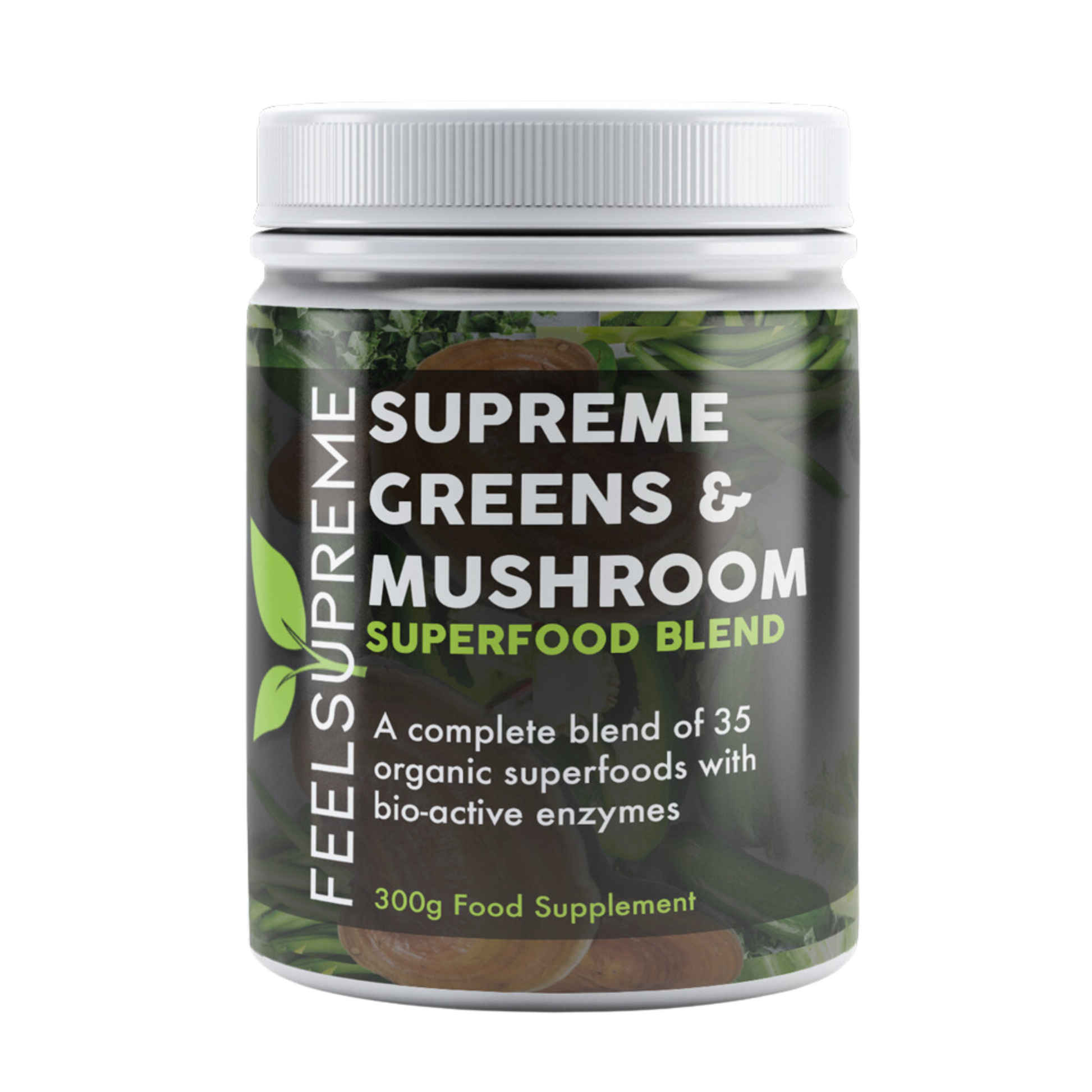 Feel Supreme Greens & Mushroom Superfood Blend 300g