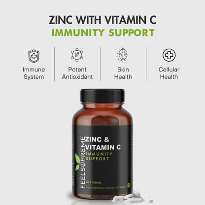 Feel Supreme Zinc & Vitamin C Tablets