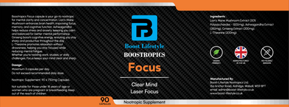 Boostropics Focus Capsules 90 Pack product image
