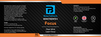Boostropics Focus Capsules 90 Capsules