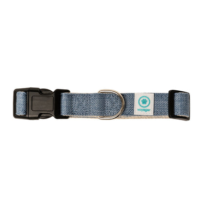 Voyager Hemp Dog Collar - Green
