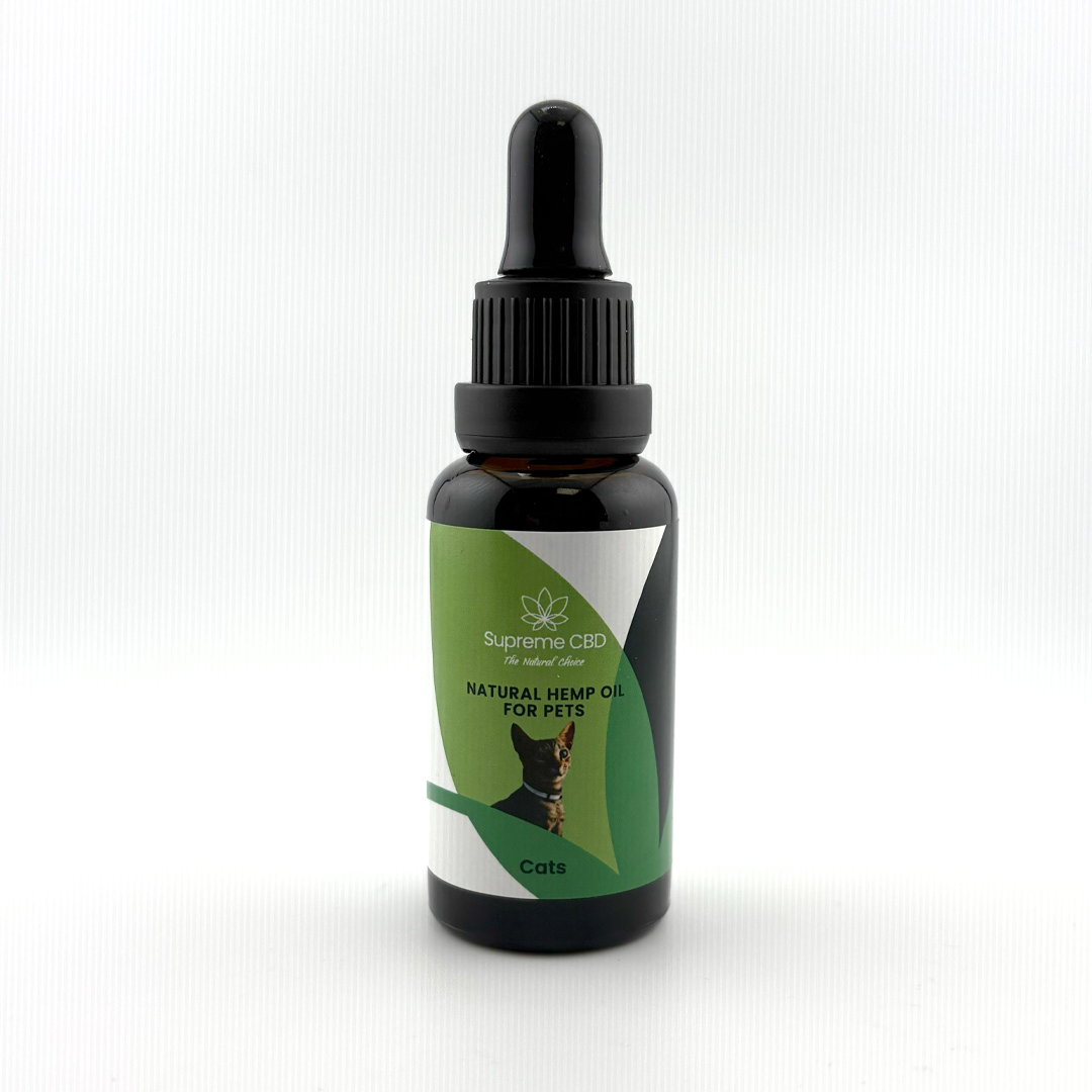 Supreme Life Hemp Oil for Cats bottle