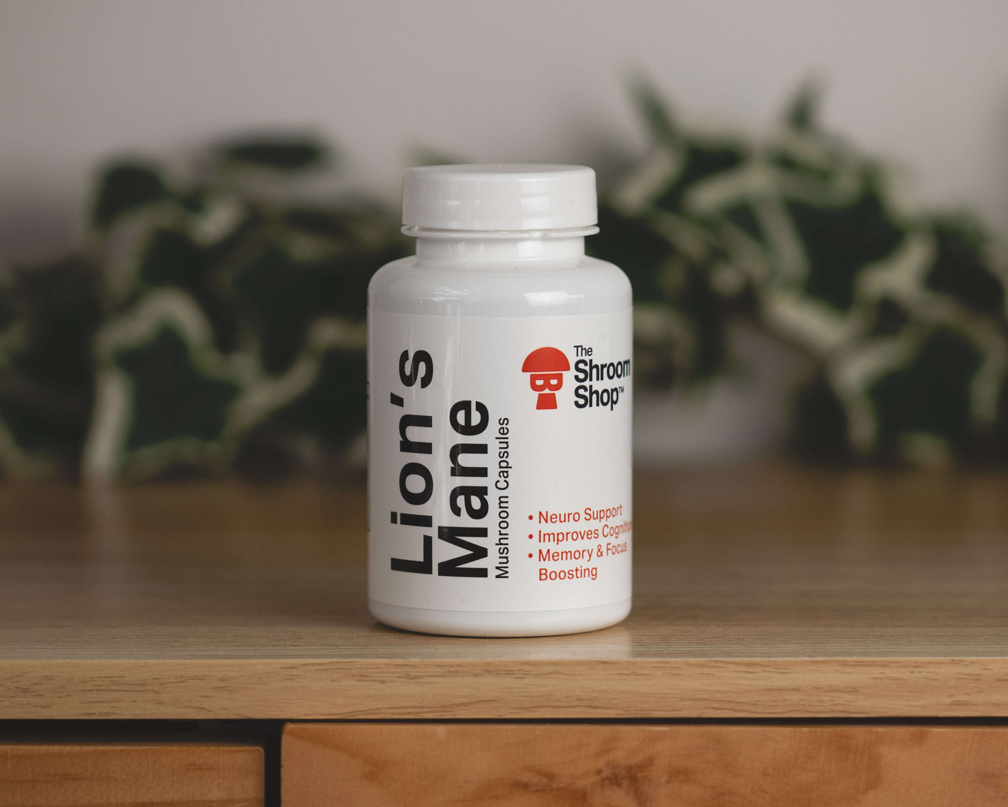 The Shroom Shop Lion's Mane Mushroom Capsules 90 Capsules product image