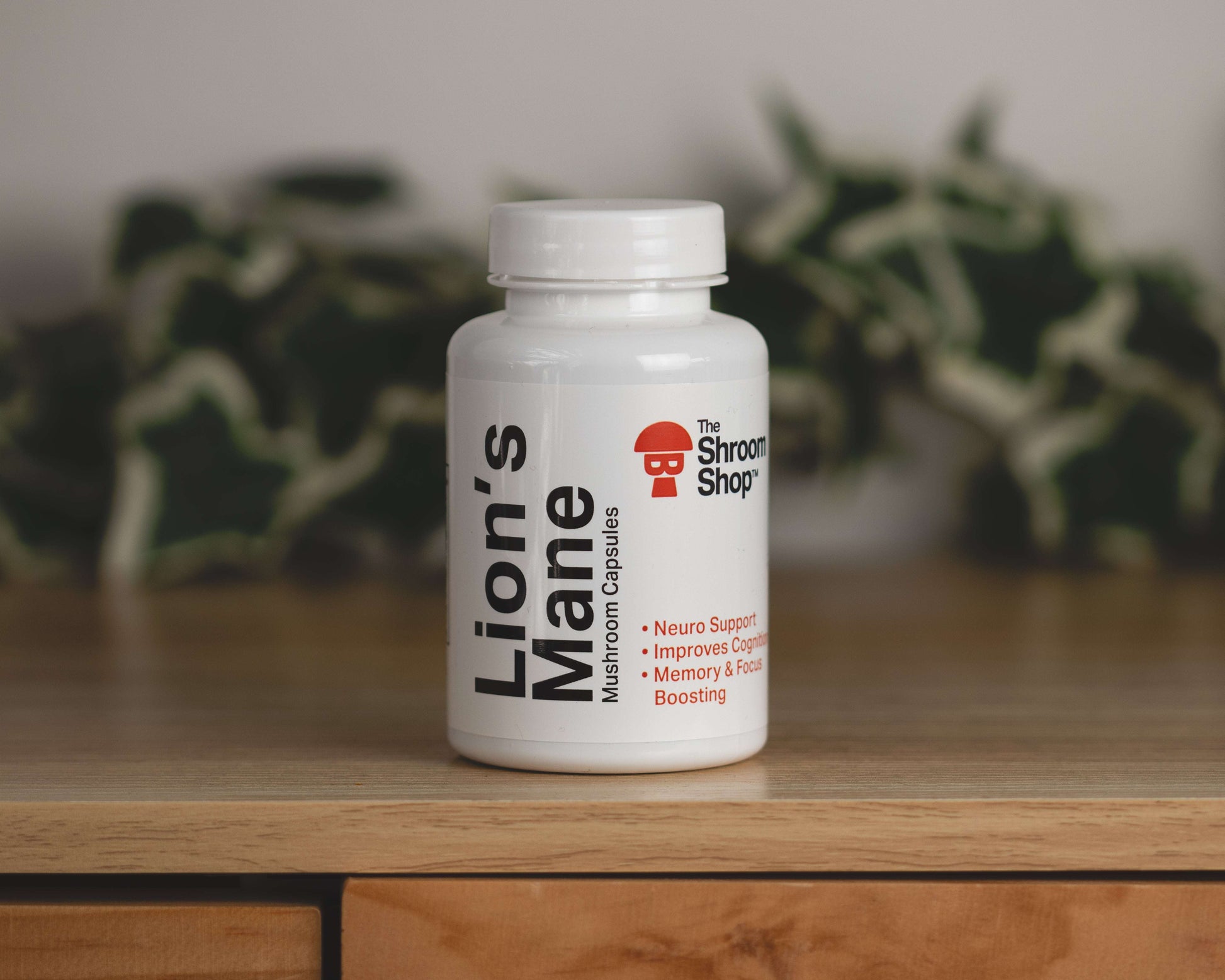 The Shroom Shop Lion's Mane Mushroom Capsules 90 Capsules product image