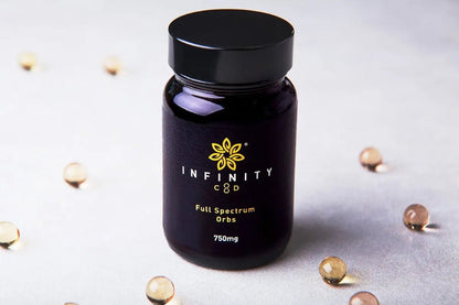 Infinity CBD Orbs Capsules 750mg tub
