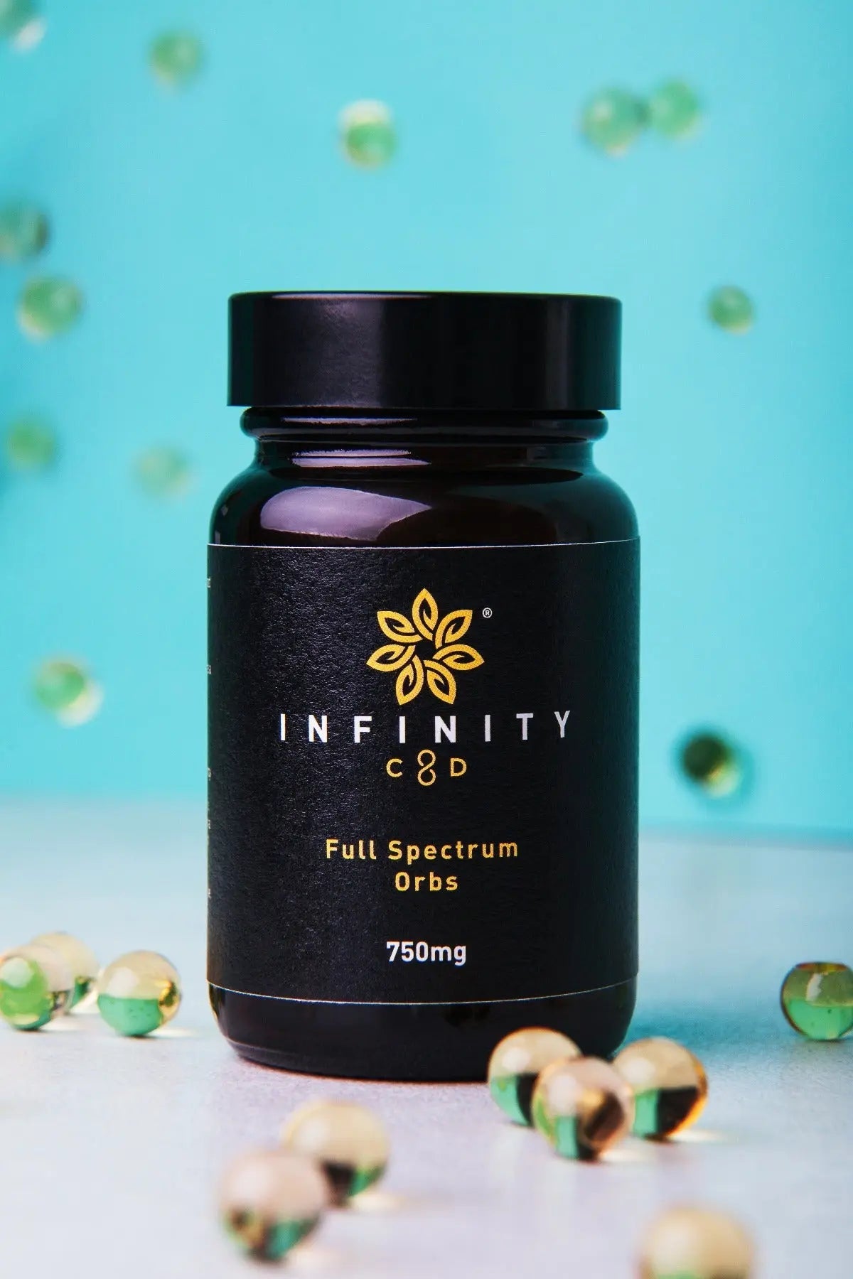 Infinity CBD Orbs Capsules 750mg tub