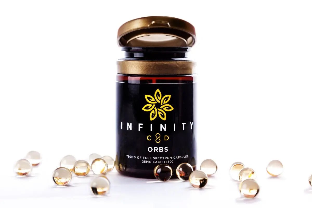 Infinity CBD Orbs Capsules 750mg tub