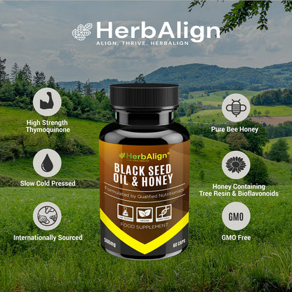 Herbalign Black Seed Oil & Honey Capsules