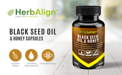 Herbalign Black Seed Oil & Honey Capsules