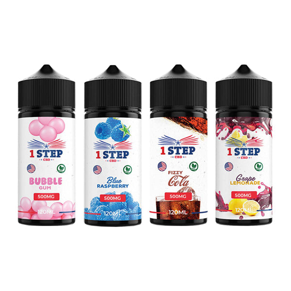 1 Step CBD 500mg E-liquid - 120ml (BUY 1 GET 1 FREE) | The CBD Hut