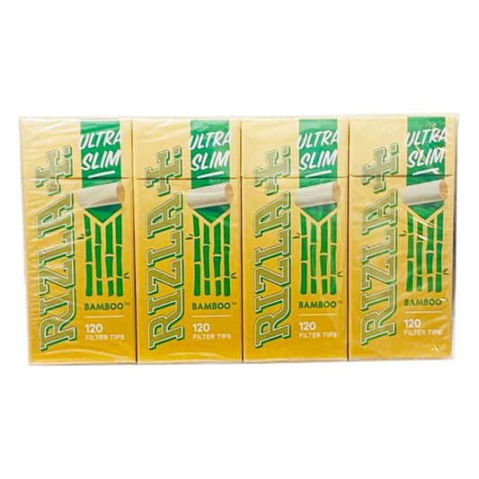 Rizla Bamboo Ultra Slim Filter Tips - 20 Pack | The CBD Hut