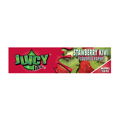 24 Juicy Jay King Size Flavoured Slim Rolling Paper - Full Box | The CBD Hut