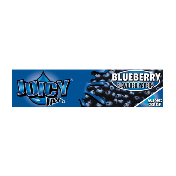 24 Juicy Jay King Size Flavoured Slim Rolling Paper - Full Box | The CBD Hut