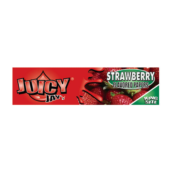 24 Juicy Jay King Size Flavoured Slim Rolling Paper - Full Box | The CBD Hut