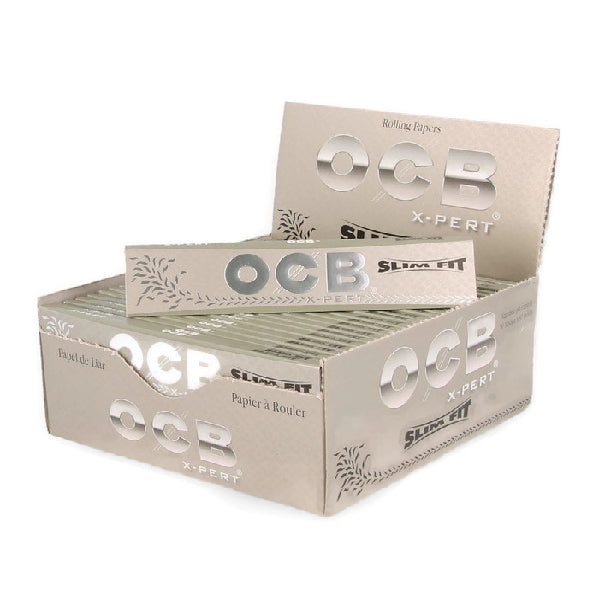 OCB Xpert Slimfit Silver King Size Rolling Papers - 50 Packs | The CBD Hut