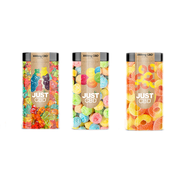 Just CBD 3000mg Gummies - 600g | The CBD Hut