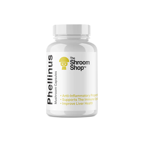The Shroom Shop 45000mg Phellinus Mushroom Capsules - 90 Caps | The CBD Hut