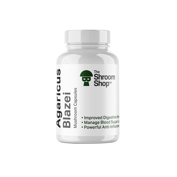 The Shroom Shop 45000mg Agaricus Blazei Mushroom Capsules - 90 Caps | The CBD Hut