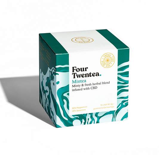 Four Twentea 10mg CBD Mint Tea - Mintea | The CBD Hut