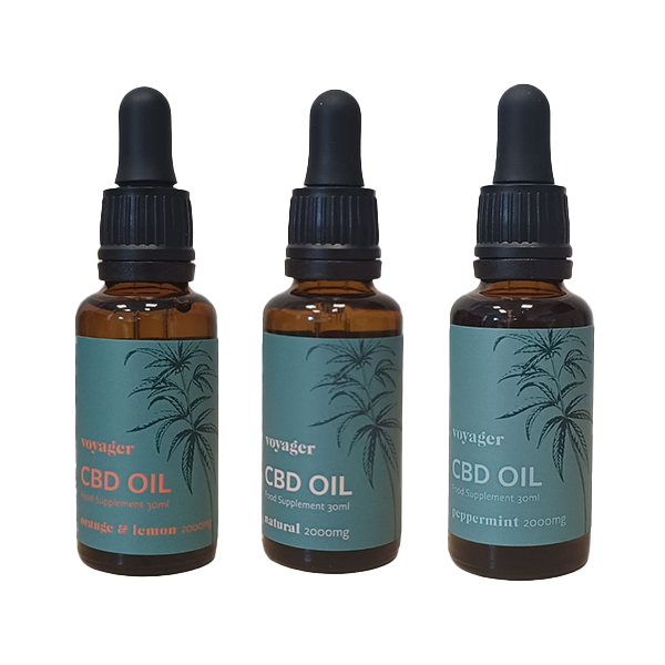 Voyager Flavoured 2000mg CBD MCT Oil - 30ml | The CBD Hut