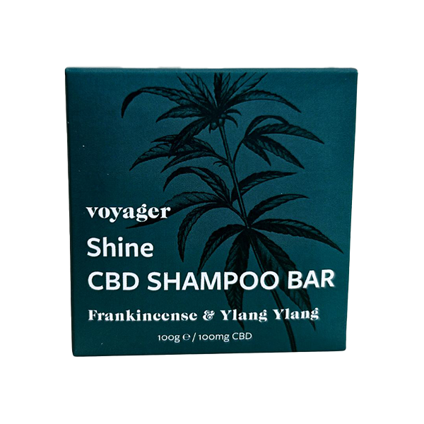 Voyager Shine 100mg CBD Shampoo Bar - 100g | The CBD Hut
