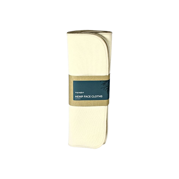 Voyager Hemp Reusable Face Cleansing Cloths - 3 Pack | The CBD Hut