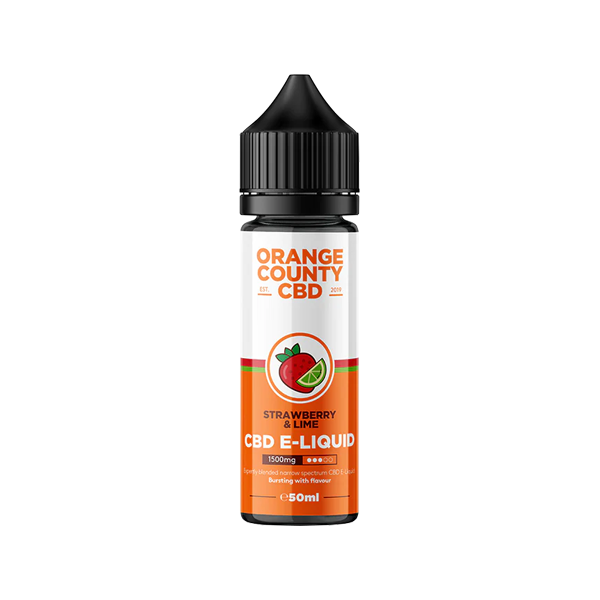 Orange County 1500mg Broad Spectrum CBD E-liquid - 50ml (50VG/50PG) | The CBD Hut