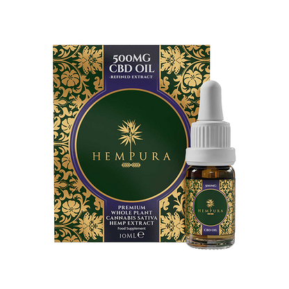 Hempura 500mg Broad Spectrum CBD Oil Refined With Terpenes - 10ml | The CBD Hut