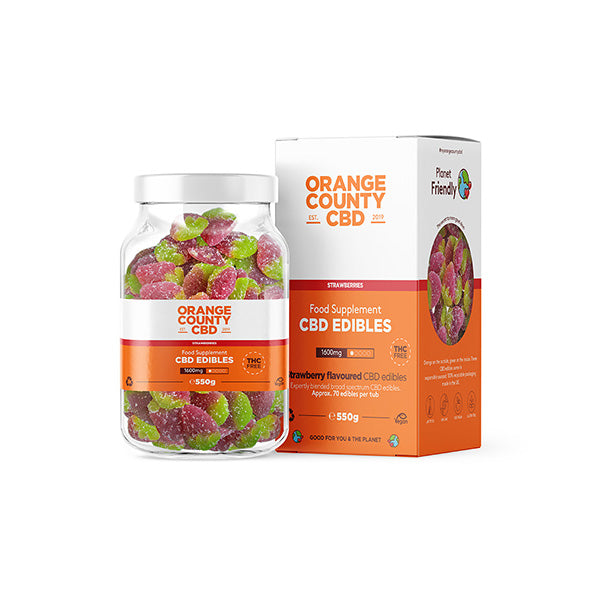 Orange County 1600mg CBD Gummies - Large Pack | The CBD Hut