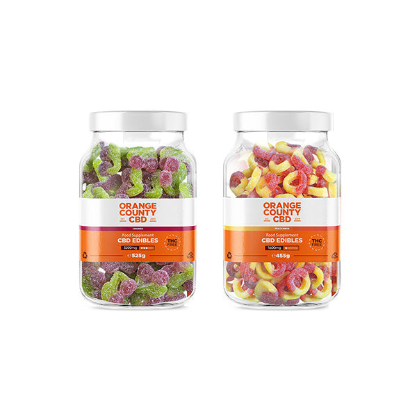Orange County 3200mg CBD Gummies - Large Pack | The CBD Hut