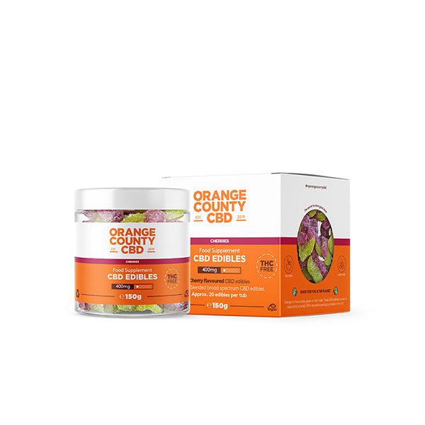 Orange County 400mg CBD Gummies - Small Pack | The CBD Hut