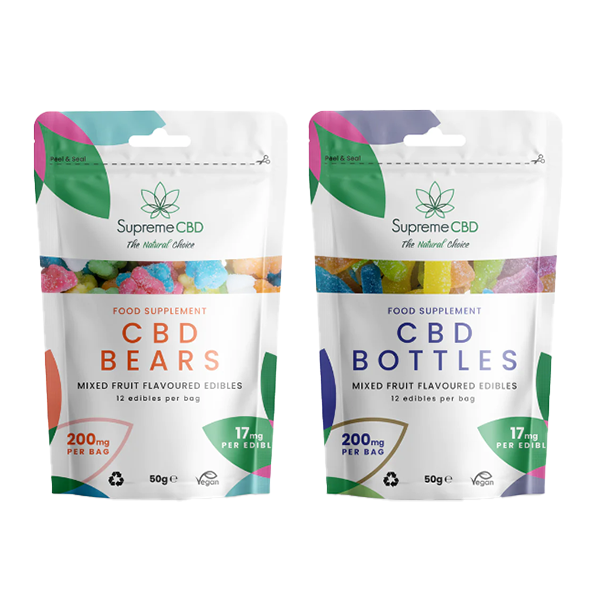Supreme CBD 200mg CBD Gummies Grab Bag - 50g | The CBD Hut