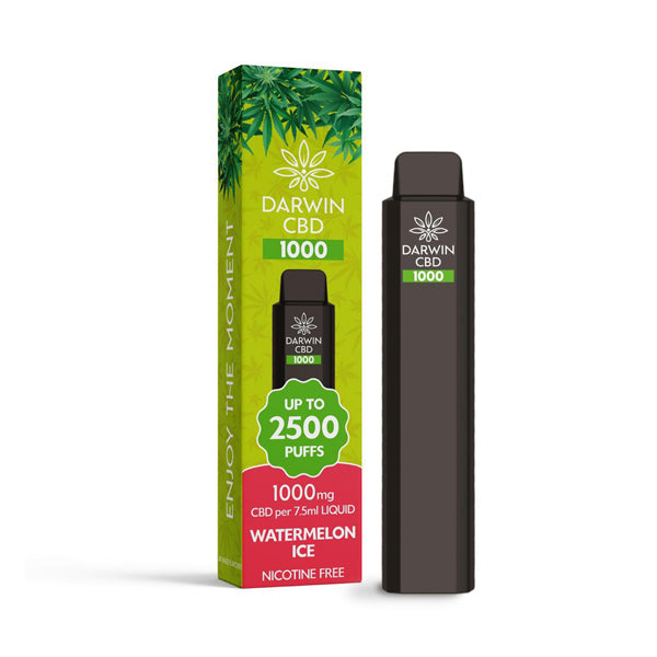 Darwin CBD 1000 Disposable Vape - 2500 Puffs | The CBD Hut